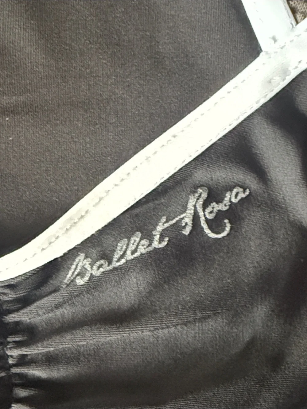 Ballet Rosa Stephanie High Neck Leotard with White Trim!